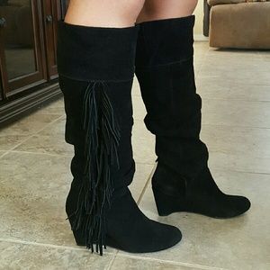 Knee length boots