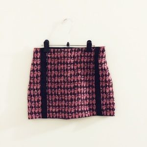 Pretty Pink Patterned Mini Skirt