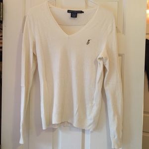Creme colored sweater from Ralph Lauren Polo