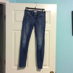 BULLHEAD DARK SKINNY JEANS