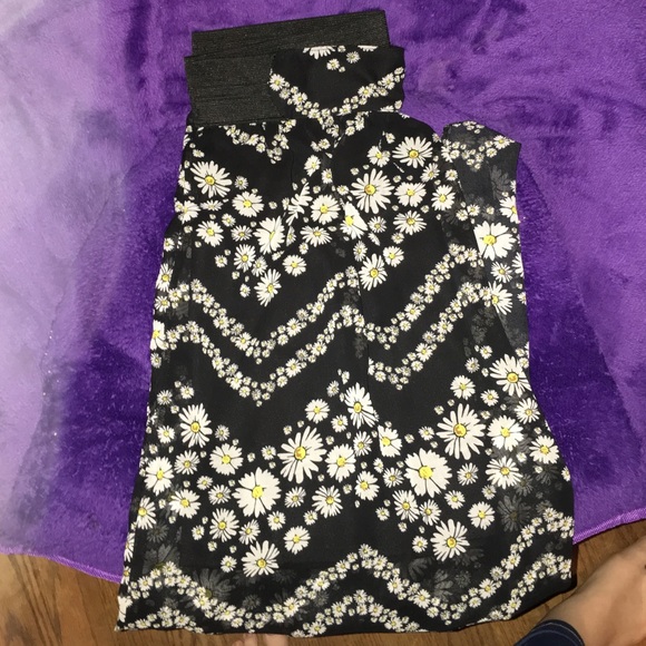 Long skirt with a short under skirt