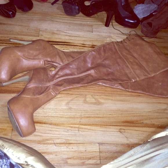 Camel Heel Boots
