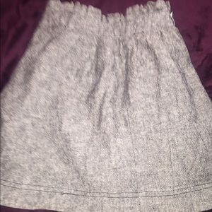 Grey & Black skirt with pockets