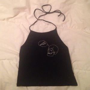 Brandy Melville Pizza Skull Sachi