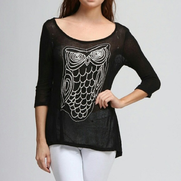 Moon Collection Owl Top - Picture 3 of 4