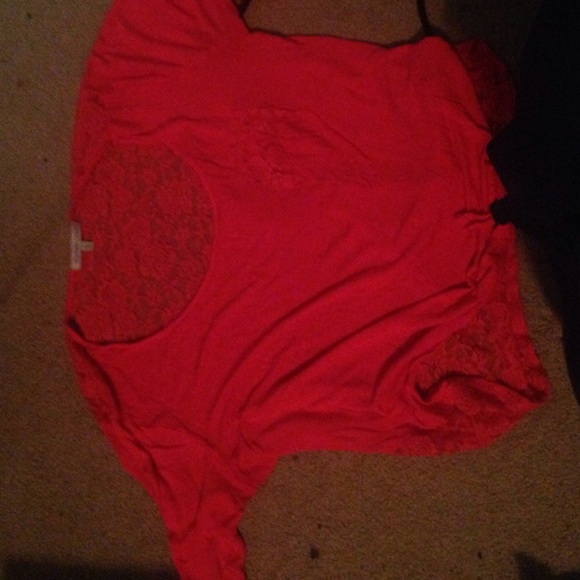 Laced back Charlotte Russe top