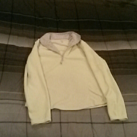 Quarter zip active pullover sweater