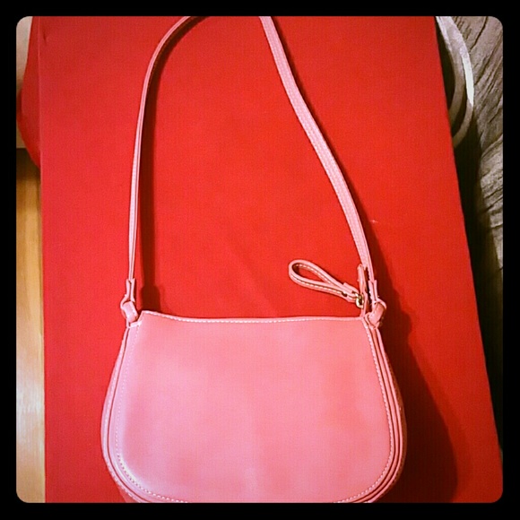 ***New*** Soft Plush Pink Faux Leather Purse