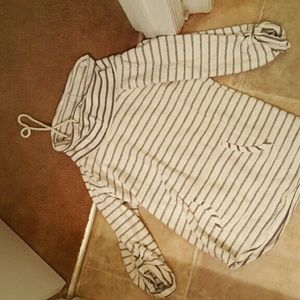 Fleece Calvin Klein 3/4 length sweatshirt