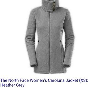 Gray Northg Face long cotton coat