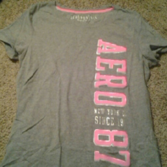 Worn once gray casual aero tee