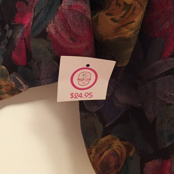 Floral blazer with shoulder pads - Picture 4 of 4