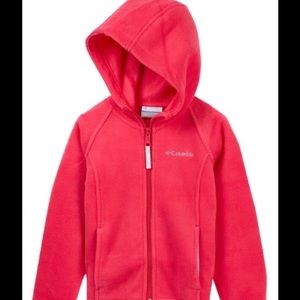 Kids hooded Columbia jackets