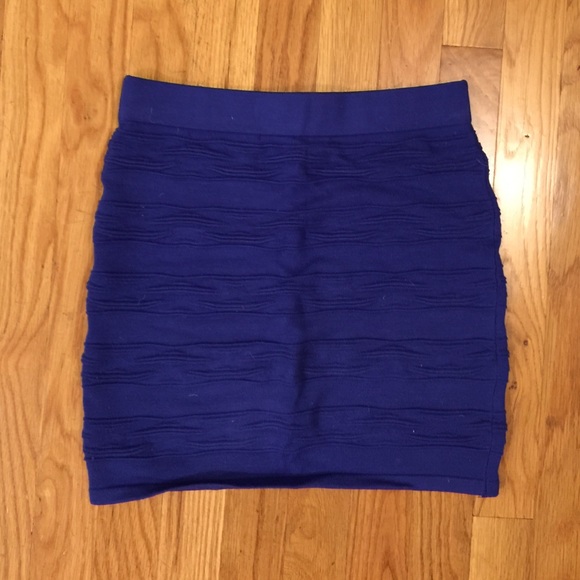 Forever 21 Royal Blue Mini Skirt