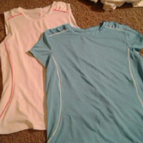 Two old navy active wear shirts never worn