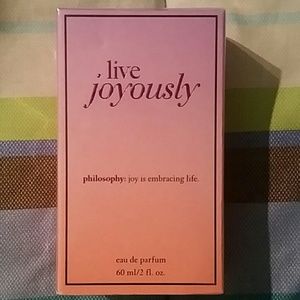 live joyously philosophy perfume BRAND NEW PLASTIC