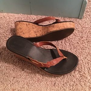O'neill wedge flip flops