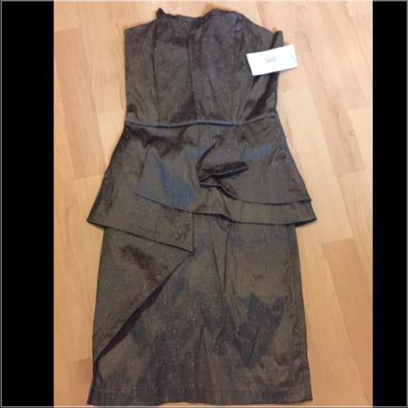 IXIA Peplum Style Gray Dress - Picture 1 of 4