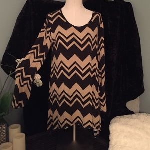 Chevron tunic