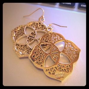 KS Dawn Medallion Earrings in Gold PLUS BONUS