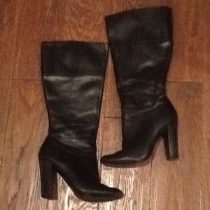 Black Steve Madden Boots - Leather👢