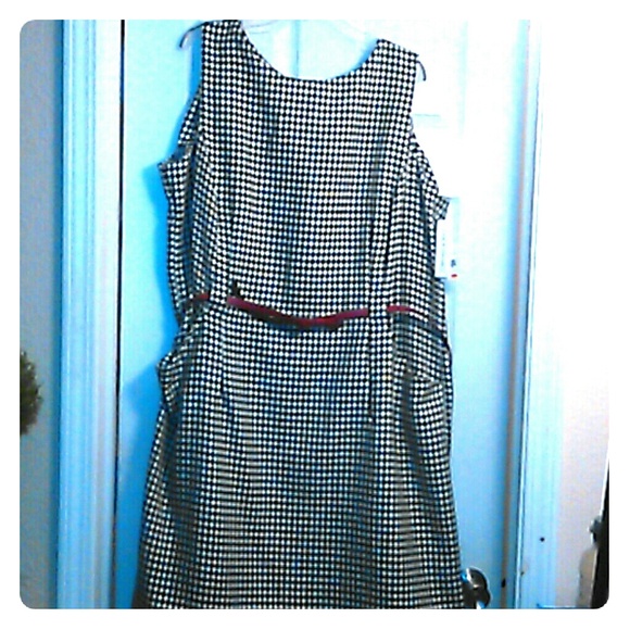 Black and white dress