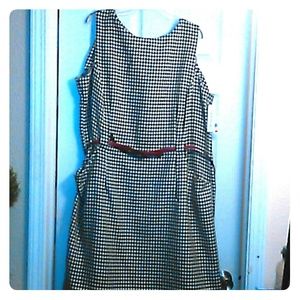 Black and white dress