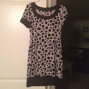 Black and white dress