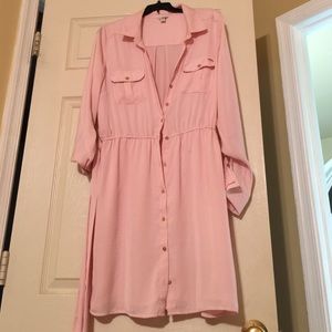 Baby pink guess dress