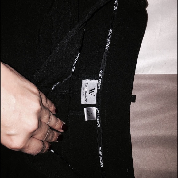 Must have in your closet.. Black work pants..