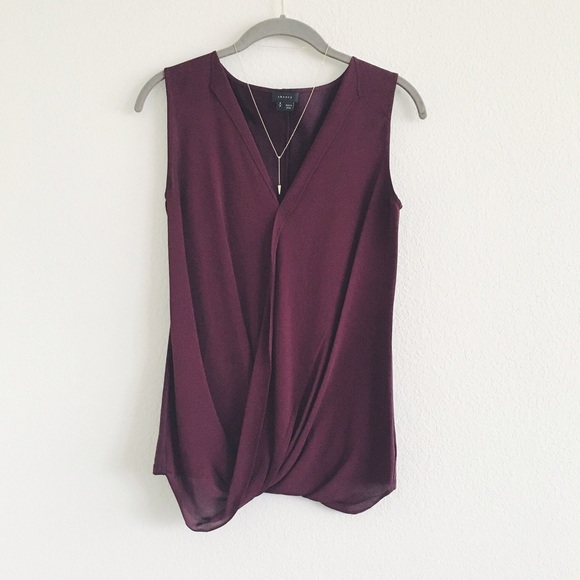 Theory Tops - Theory silk draped top