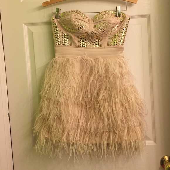 Bebe Feather Dress