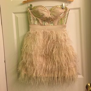 Bebe Feather Dress