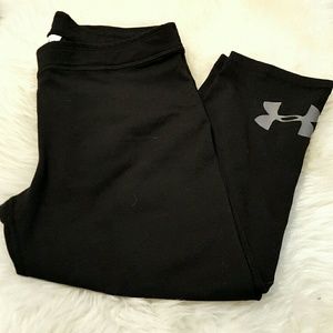 UA black crop leggings NWT