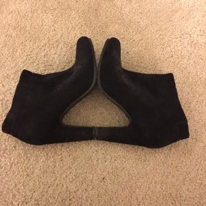 Black ankle booties