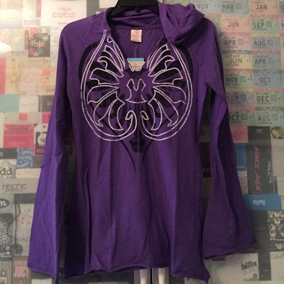 Flaired hooded lightweight hoodie