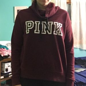 Maroon sweater from PINK