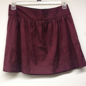Marsala Brocade Skirt