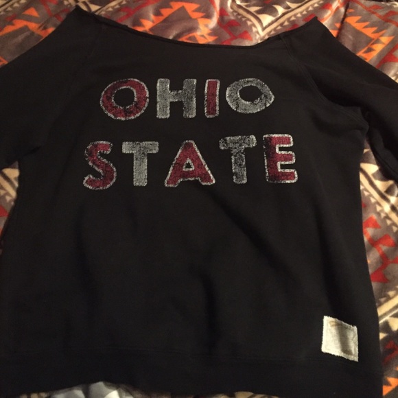 Ohio state vintage cutoff shirt