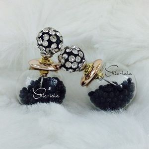 🍪STERLING SILVER CRYSTAL EARRINGS🍪