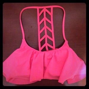PINK by Victoria's Secret flounce swim top