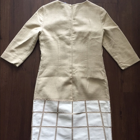 Per Se 3/4 Sleeve Tan Dress - Picture 2 of 4