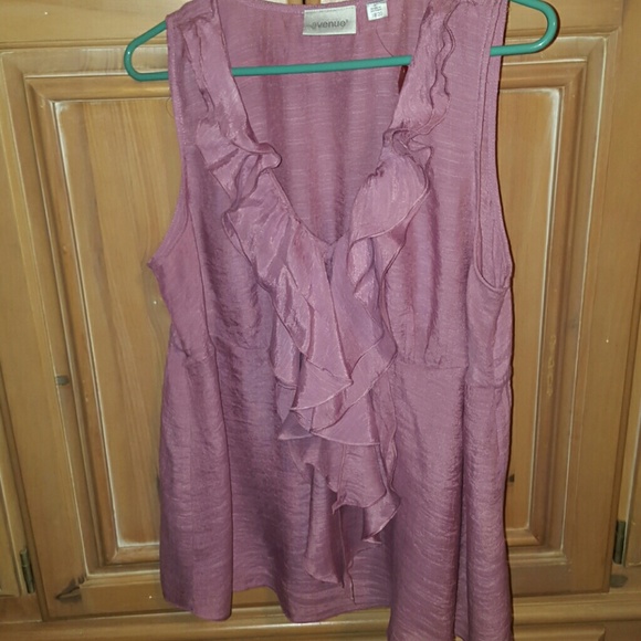 Dressy Ruffle Accent top- Plus Size