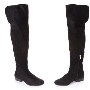 Bucco Perrin Over the Knee Suede Boots