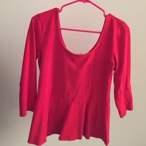 Express peplum top
