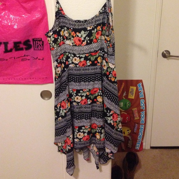 It's unevenly stitched around the breast area