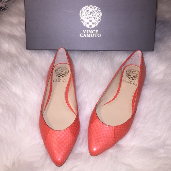 Vince Camuto Shoes - Trendy Coral Studded Vince Camuto Flats