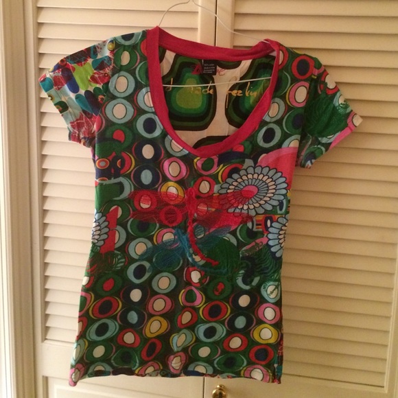 Colorful desigual top