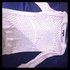 Summer white sweater