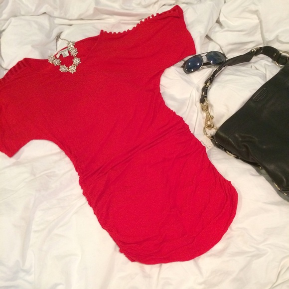 Chic Day-to-Night Bright Red Dress